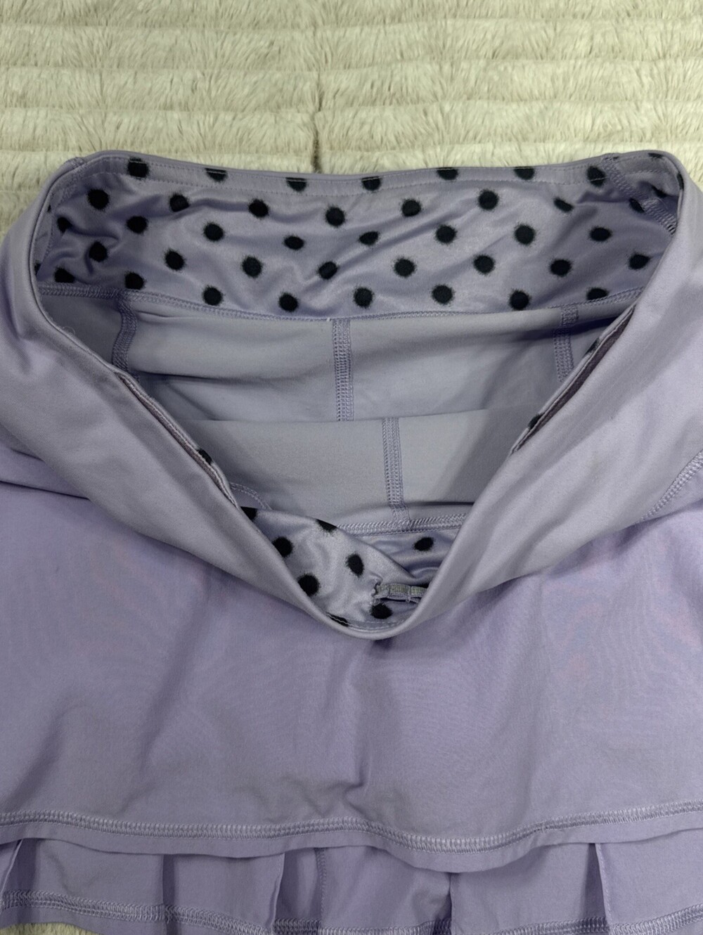 Lululemon 6 Pacesetter Skirt Lilac High Noon Dot EUC!